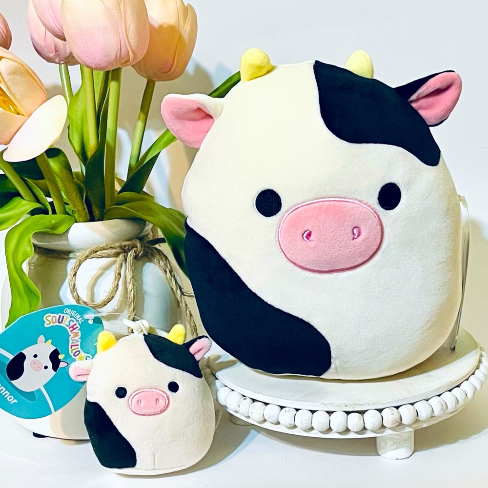 Connor Cow 🐄 Squishmallow set